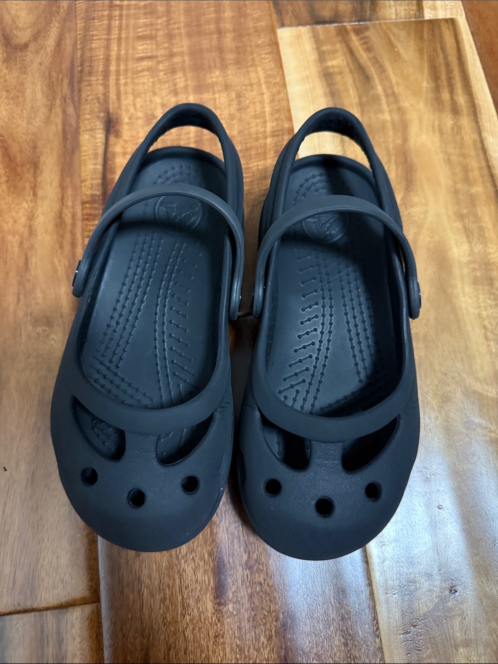 Crocs Mary Jane slip on sandals in size 10